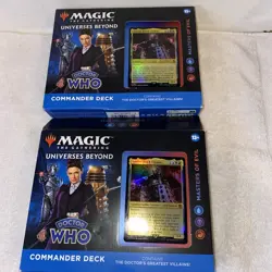 Magic: The Gathering - Doctor Who Commander Deck Masters Of Evil 2 box - Image 1