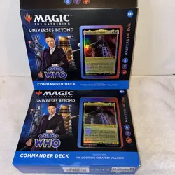 Magic: The Gathering - Doctor Who Commander Deck Masters Of Evil 2 box - Image 2