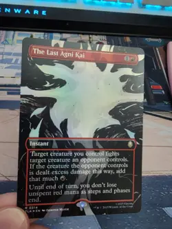 The Last Agni Kai (Borderless) [Avatar: The Last Airbender] Foil - NM - MTG - Image 2
