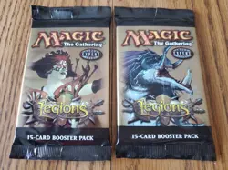 MAGIC THE GATHERING Lot of Two (2) LEGIONS Factory Sealed Booster Packs - Image 1