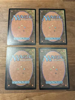 MTG x4 Sylvan Bounty Modern Masters Signed Foil Magic The Gathering - Image 2