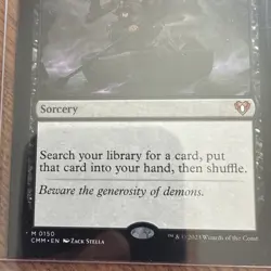 Magic The Gathering Demonic Tutor - Image 2