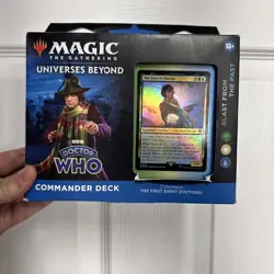 NEW MTG Magic The Gathering Doctor Who Commander Deck Blast From The Past Sealed - Image 1