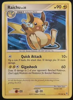 LP - Raichu 77/147 Regular Uncommon - Supreme Victors - Pokemon TCG - Image 1