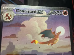Pokemon TCG Charizard EX 199/165 Scarlet & Violet 151 Special Illustration Rare - Image 5