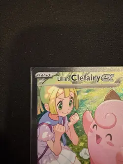 Pokemon Lillie's Clefairy ex 184/159 Sv09: Journey Together Holo Rare - Image 3