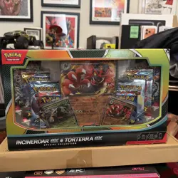 Pokemon Incineroar ex and Torterra ex Special Collection Box. As Shown In Pic - Image 1