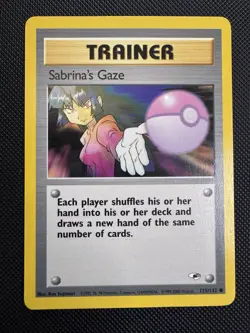 Pokemon TCG Sabrina's Gaze Gym Heroes 125/132 LP-MP - Image 1