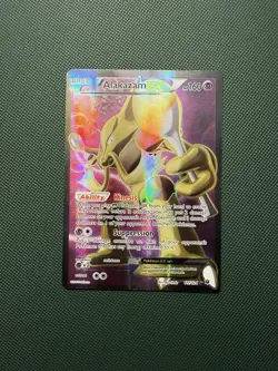 Alakazam EX 117/124 - Full Art Ultra Rare Holo - Fates Collide (2016) Pokemon LP - Image 1