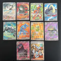 Pokemon Scarlet And Violet Base Set Full Art Rare Bundle (10x) - NM/Mint - Image 1