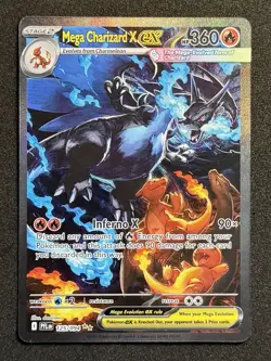 Mega Charizard X EX SIR 125/094 (English) Phantasmal Flames Pokemon TCG NM/M - Image 1