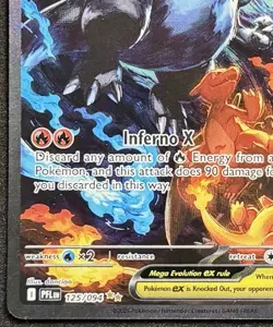 Mega Charizard X EX SIR 125/094 (English) Phantasmal Flames Pokemon TCG NM/M - Image 4