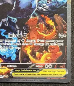Mega Charizard X EX SIR 125/094 (English) Phantasmal Flames Pokemon TCG NM/M - Image 5