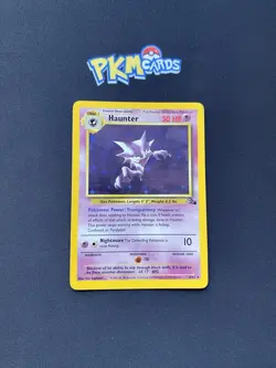 Pokemon TCG Haunter Fossil 6/62 Holo Rare LP. - Image 1