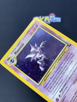 Pokemon TCG Haunter Fossil 6/62 Holo Rare LP. - Image 2