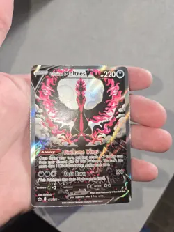 Galarian Moltres V - 177/198 - Pokemon Chilling Reign Alternate Art NM - Image 2
