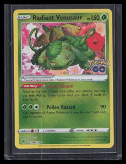 Radiant Venusaur Pokemon GO #004/078 - Image 1