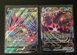 Eternatus V & Eternatus VMAX SWSH044 & SWSH045 Black Star Promo NM Pokemon - Image 1