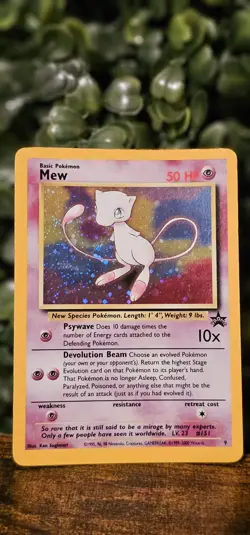 Mew 09/53 Wotc Promo Holo Pokemon Decent condition - Image 2