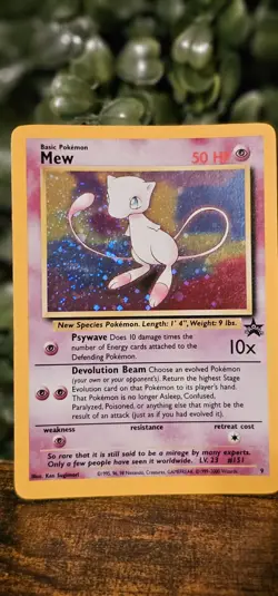 Mew 09/53 Wotc Promo Holo Pokemon Decent condition - Image 3
