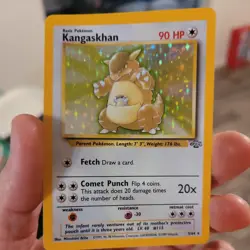 Ninetales - Holo - 12/102 Base Set - Pokemon TCG - 1999. kangaskhan 5/64. rare - Image 2