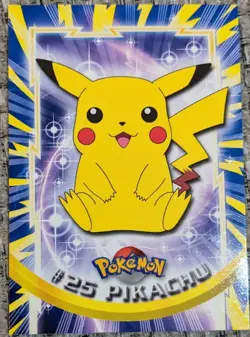 Topps Pokemon Animated Series Pikachu #25 - Image 1