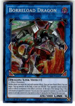Yu-Gi-Oh! TCG Borreload Dragon Circuit Break Cibr-En042 1st Edition Secret NM - Image 1