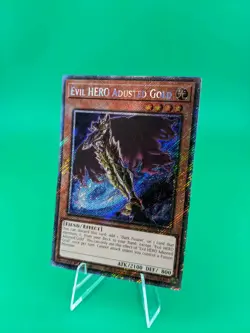 Yu-Gi-Oh! Evil HERO Adusted Gold RA04-EN029 Platinum Secret Rare - Image 2