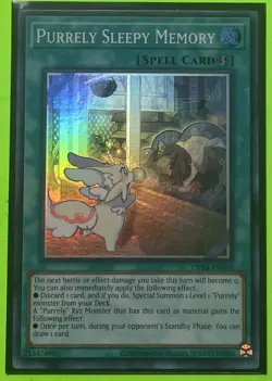 Yugioh Purrely Sleepy Memory Super Op24-en010 NM in hand - Image 1