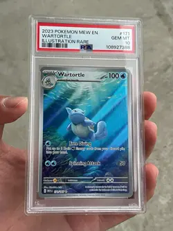 PSA 10 Wartortle 151 AR Art Rare 171/165 English 2023 Pokemon TCG Graded Card - Image 5