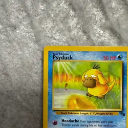 1999 Pokemon TCG Card Psyduck 3rd Print 53/62 Fossil - Image 3