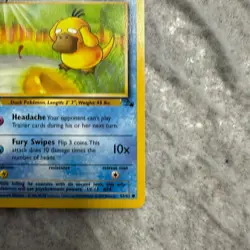 1999 Pokemon TCG Card Psyduck 3rd Print 53/62 Fossil - Image 5