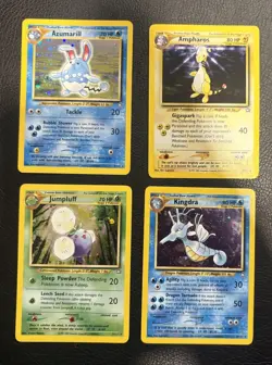 2000 Pokemon Neo Genesis Holo Card Lot - Image 1