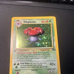 Vileplume 15/64 1st Edition Holo Jungle 1999 WOTC Holo Rare Pokemon Card TCG LP - Image 5
