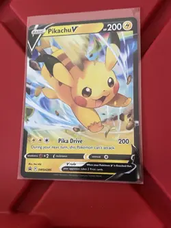 Pikachu V SWSH285 SWSH: Sword & Shield Promo Cards Holo - Image 1