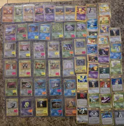 Pokemon Vintage 65 Card Collection Lot Binder 30x Holos WOTC E-series Japanese - Image 1