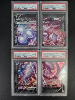 PSA 10,9,10,9 Mewtwo V-UNION [Set of 4] SWSH: Sword & Shield Promo Cards Holo - Image 1