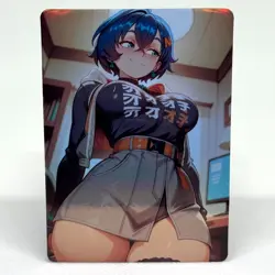 Zenless Zone Zero Belle Goddess Anime Waifu ACG Foil Card - Image 1