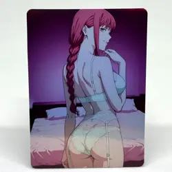 Chainsaw Man Makima Goddess Anime Waifu ACG Foil Card - Image 1