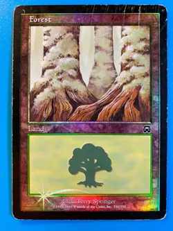 MTG 1x FOIL Forest 350 Mercadian Masques Pauper Magic the Gathering Card x1 HP - Image 1