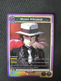 Union Arena CCG Demon Slayer Muzan Kibutsuji Super Rare Card UE05BT/KMY-1-035 - Image 1