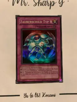 ZAUBERSCHILD TYP 8 - DR1-DE098 DEUTSCH Yu-Gi-Oh! CARD SUPER RARE HOLO KONAMI *PV - Image 4