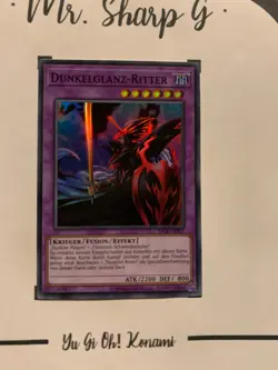 DUNKELGLANZ-RITTER - DCR-DE017 DEUTSCH Yu-Gi-Oh! CARD SUPER RARE HOLO KONAMI *PV - Image 3