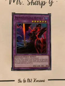 DUNKELGLANZ-RITTER - DCR-DE017 DEUTSCH Yu-Gi-Oh! CARD SUPER RARE HOLO KONAMI *PV - Image 4
