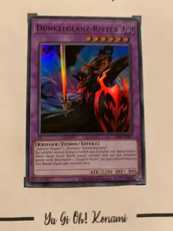 DUNKELGLANZ-RITTER - DCR-DE017 DEUTSCH Yu-Gi-Oh! CARD SUPER RARE HOLO KONAMI *PV - Image 5