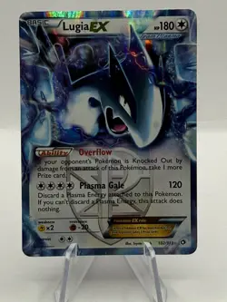 Lugia EX - 108/135 - Pokemon Plasma Storm Black & White Ultra Rare Card NM - Image 1