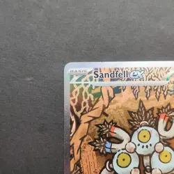 Pokemon TCG Karte - Sandfell Ex 159/131 - Prismatische Entwicklungen - Fullart - Image 4
