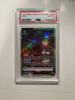 Union Arena UE08BT/BCV-1-046 Asta SR Black Clover TCG Card Near Mint Psa - Image 1