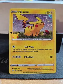 Pokemon TCG Pikachu SWSH039 Holo Card General Mills Promo 25th Anniversary 🔥⚡ - Image 1