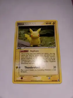 Pokemon TCG Ditto Pikachu Delta Species Card 63/113 - Image 1